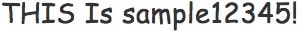 Comic Sans MS